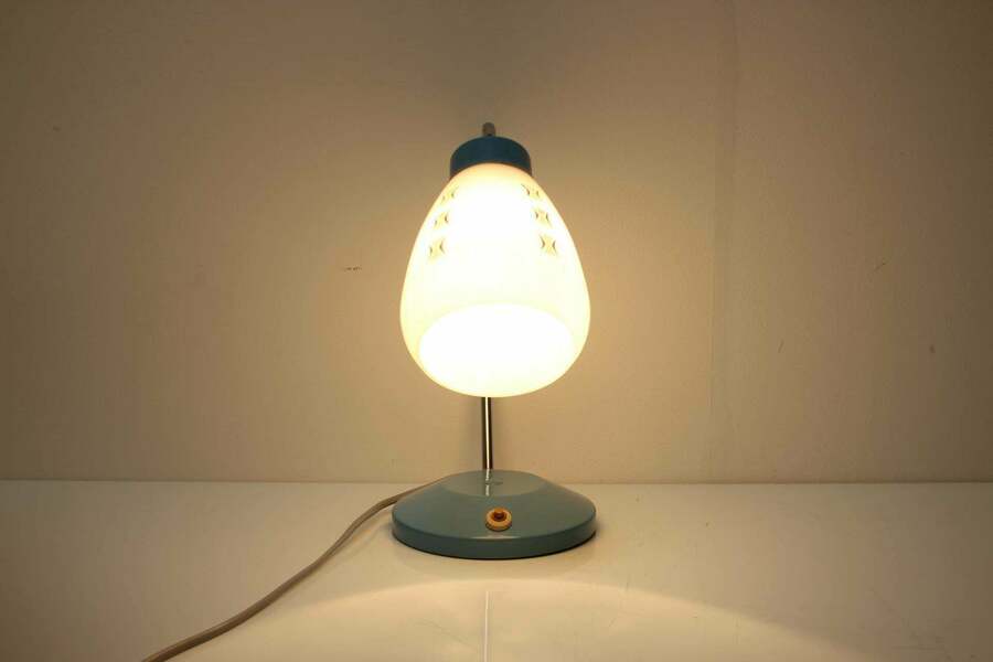 Unique Retro Table Lamp, Lidokov, 1960's, Czechoslovakia photo Lighting