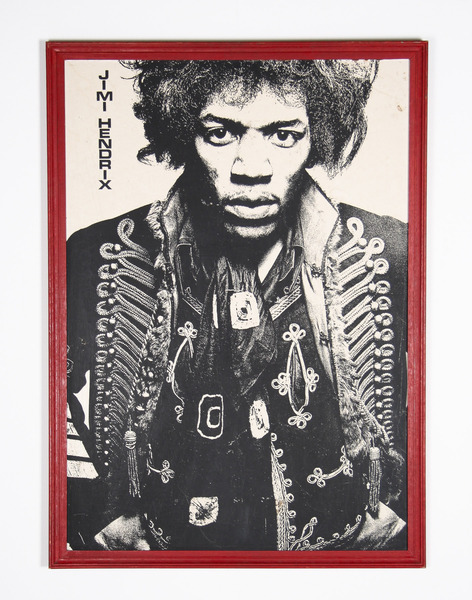 Rare Original Large Format Jimi Hendrix 'Classic' 1967 Gered