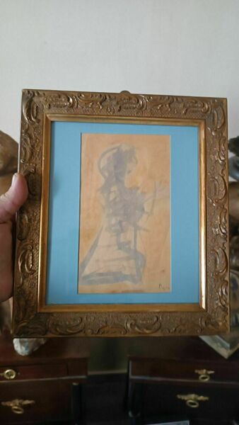 Mixed Media On Paper First Half Of The 20th Century Enzo Pregno photo furniture