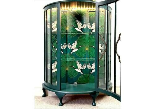 Art Deco Drinks, Gin, Glass Cabinet