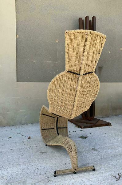 【 Tom Dixon 】1990 Tom Dixon | Tom Dixon 'Baby Fat' chair ca. 1990 (ca. 1990