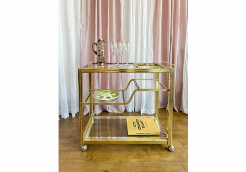 1970's Pierre Vandal Bar Cart, 1970s