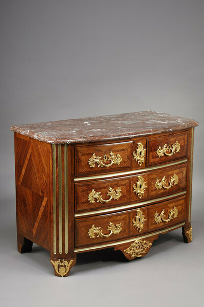 Regence Chest Of Drawers Stamped P M , Attributed To Pierre Moulin photo furniture