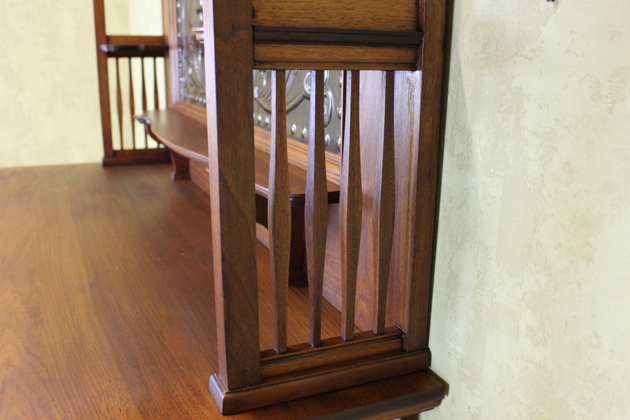 Shapland And Petter Of Barnstaple Walnut And Copper Sideboard photo furniture