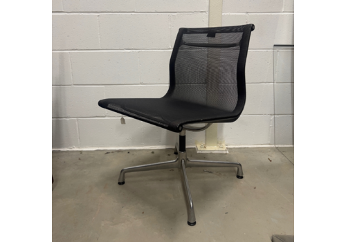 Charles Eames Vitra Ea108 Mesh Chair In Black