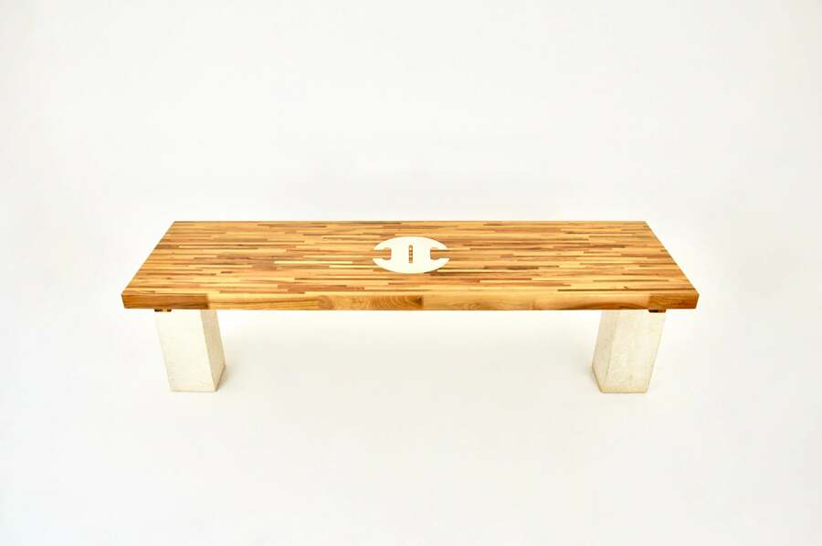 Dining Table "Sole" By Gio Pomodoro, 1970s photo for sale