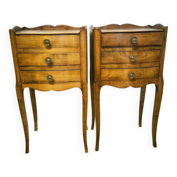 Pair Of Louis XV Style Bedside Tables Vinterior