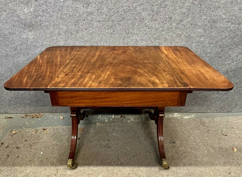 Regency Mahogany Sofa Table photo furniture
