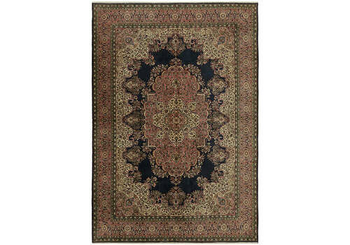 Hand Knotted Persian Vintage Large Area Rug 252 Cm X 357 Cm