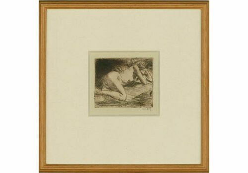 Ronald Olley (B.1923) C. 2000 Etching, Reclining Female Nude