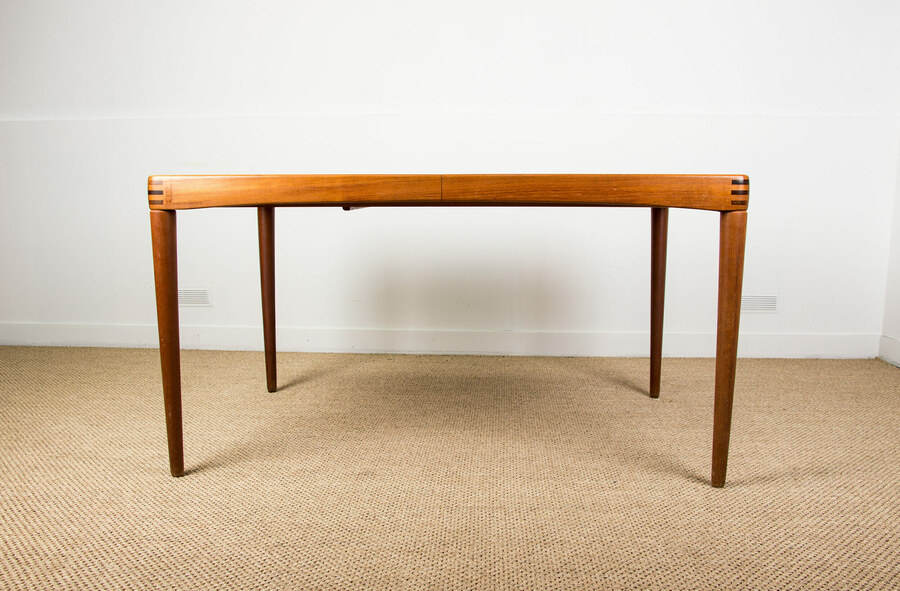 Danish Extendable Teak Dining Table By Henry Walter Klein For Bramin. photo furniture