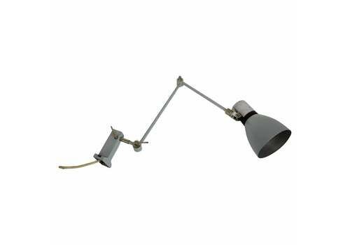 Adjustable Industrial Wall/Table Lamp, 1950