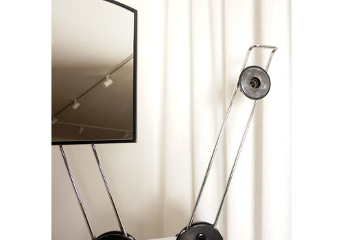 Space Age Table Lamp With Mirror, 1980