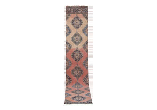 1960s Turkish Oushak Extra Long And Wide Runner Stair Tread 2