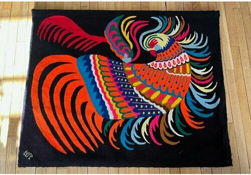 Vintage Bird Tapestry, 1970s