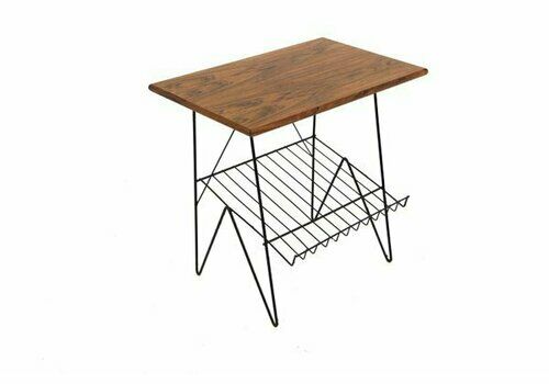 Stringbord Side Table In Rosewood, Sweden, 1950s