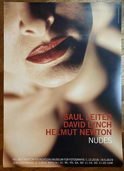 Poster From The Exhibition Newton: Nudes At The Museum Für Fotografie, Berlin, 2018 | Vinterior