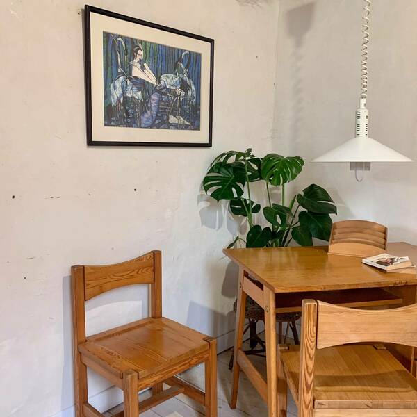 Abstract Screenprint By J. Fitzpatrick photo furniture
