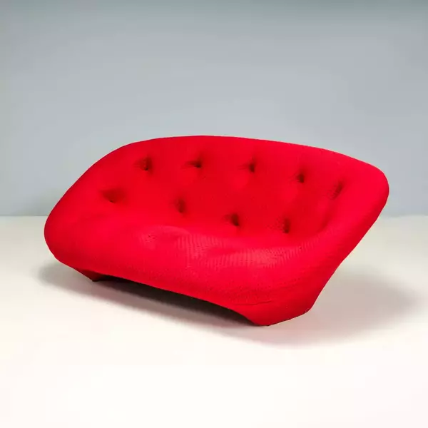 Ligne Roset By Erwan & Ronan Bouroullec Ploum High Back Red Sofa photo furniture