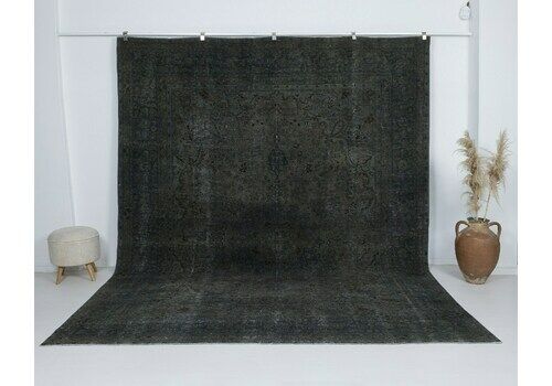 Turkish Rug, Gray Vintage Rugs, Unique Rug, Persian Rugs, Living Room Rug, Handmade Rug, Oversize Rug, Large Rug
