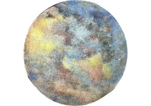 Jacques Coulais (1955 2011)french Expressionist Abstract Original Painting Artists Studio Provenance