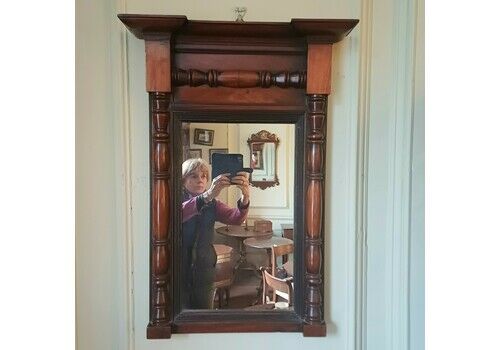 Mahogany Wall Pier Mirror 19th Century