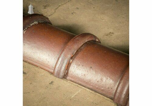 Half Round Ridge, Interlocking Salt Glazed Ridge Tile