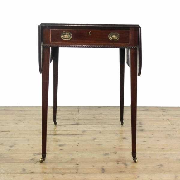 Antique Georgian Mahogany Pembroke Table | Drop Leaf Table | Victorian Table | Antique Furniture | Table photo furniture