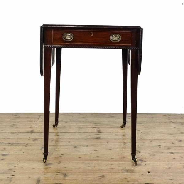 Antique Georgian Mahogany Pembroke Table | Drop Leaf Table | Victorian Table | Antique Furniture | Table photo Furniture