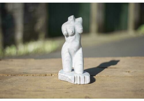 White Marble Female Bust, Vintage Bust, Marble Sculpture, Female Statue, Interior Decoration