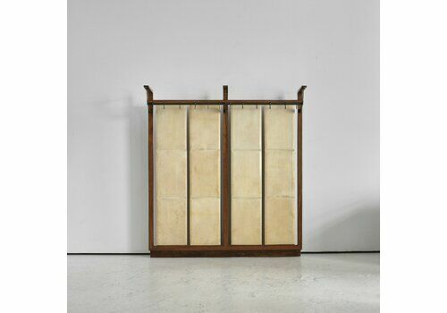 Exceptional C.1930s Italian Modernist/Deco Parchment/Vellum Coat Rack