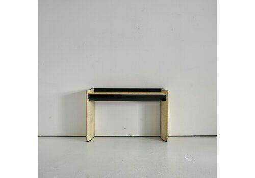 50s Italian Curved Vellum Console
