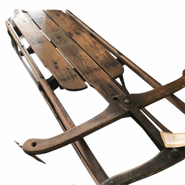 Allen Flexible Flyer Stunning Large American Antique Sledge, Circa 1900 ...