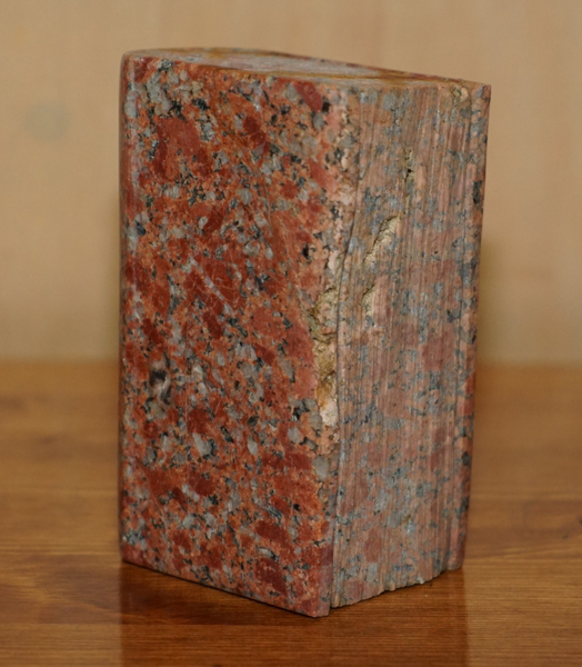 Sulpted Deep Red Antique Library Book Carved From Rock Part Of A Large Suite photo furniture