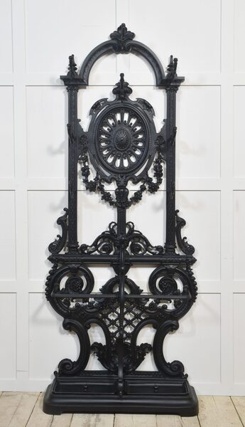 Coalbrookdale Style Cast Iron Hall Stand | Vinterior