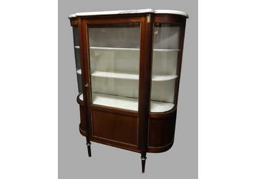 Very Elegant Brass Mounted Mahogany Display Cabinet