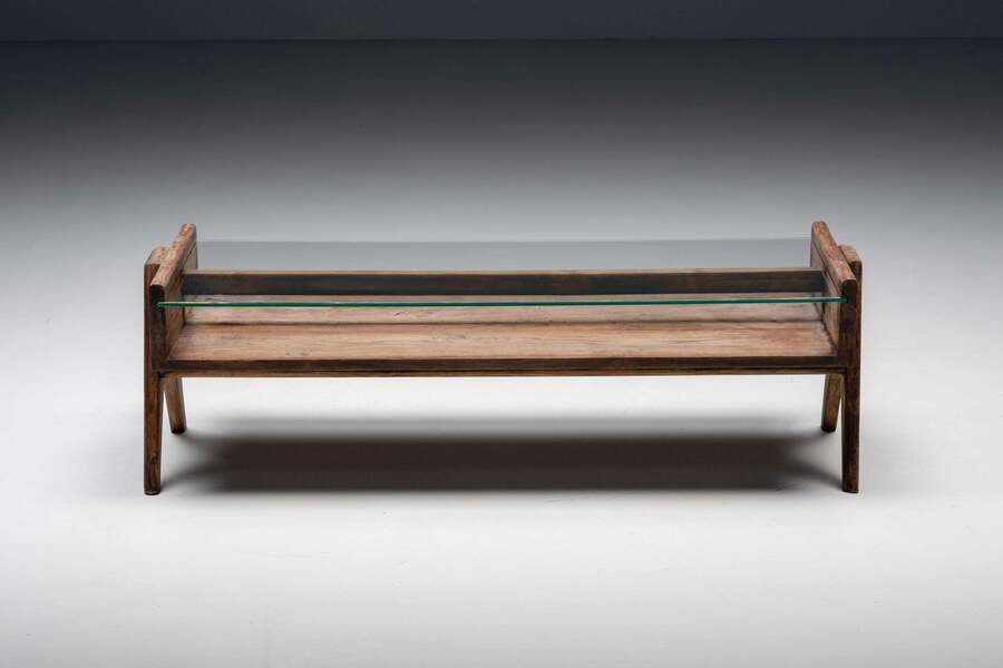 Pierre Jeanneret Pj Tb 05 A Coffee Table, Chandigarh, 1960s photo furniture