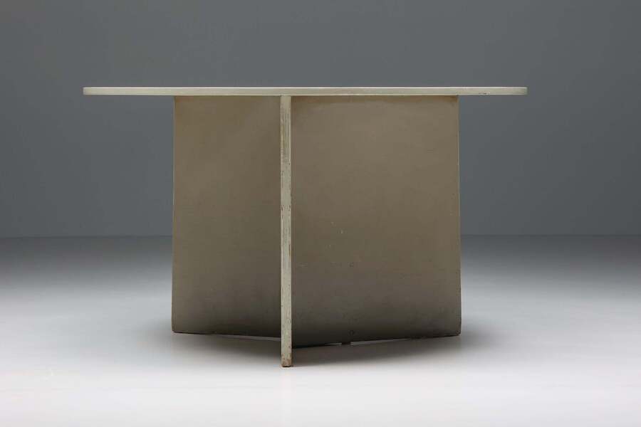 Gerald Summers Modernist Round Dining Table, 1930s photo furniture