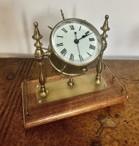 Antique Gpo 1 Mechanical Bulk Head Ships Clock Working Maritime | Vinterior