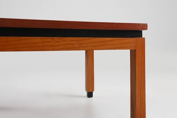 Minimalistic Mdk Belgium Side Tables In Teak, 1960s, Set Of 2 photo for sale