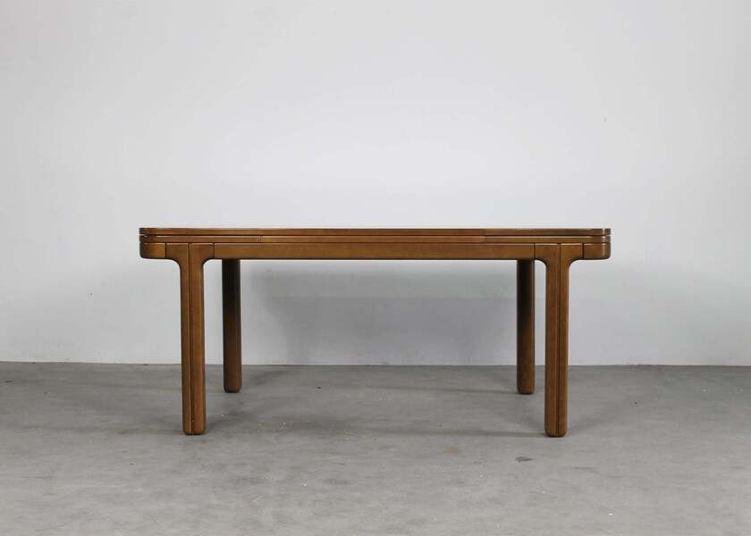 Ilmari Tapiovaara Rectangular Extendable Dining Table In Wood 1970s photo furniture