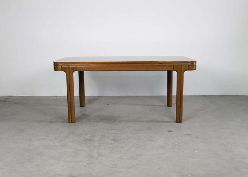Ilmari Tapiovaara Rectangular Extendable Dining Table In Wood 1970s photo for sale