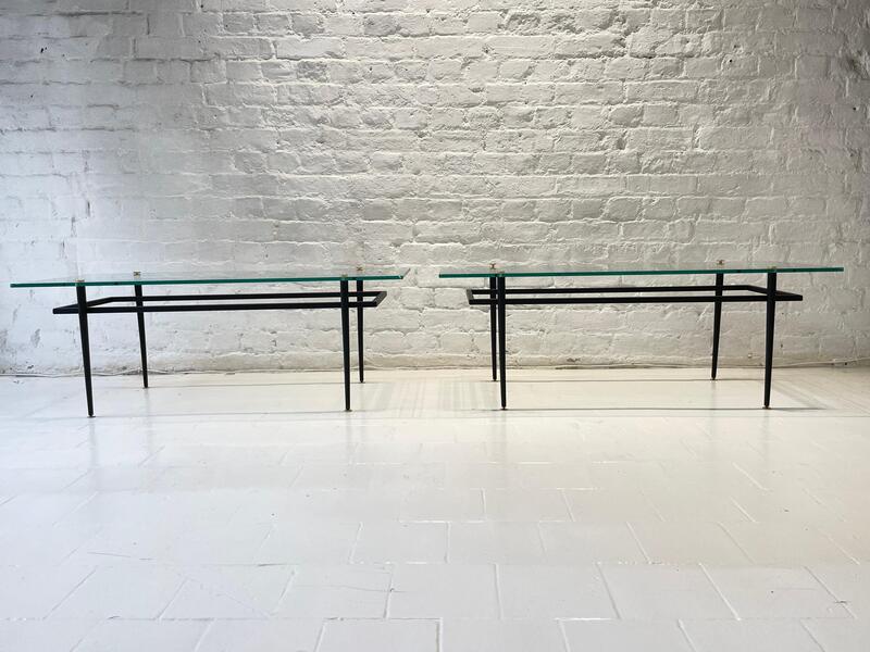 Roger Le Bihan Pair Of French Coffee Table  Airborne  Minimalist Before Pawson photo furniture