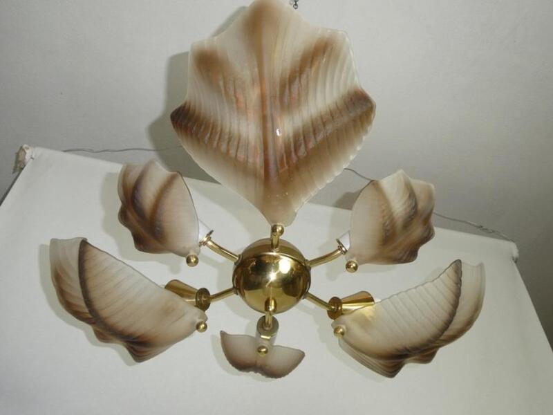 Murano Shell Chandelier photo furniture