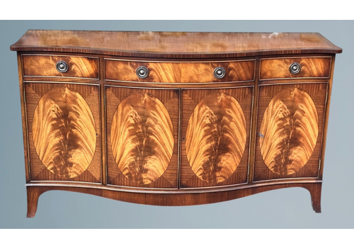 Figured Mahogany Sideboard Reprodux Bevan Funnel