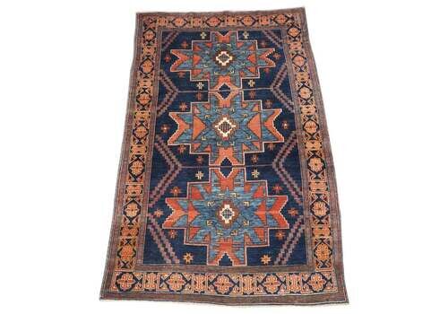 Antique Caucasian Derbent Rug With Lesghi Star Design, Circa 1900