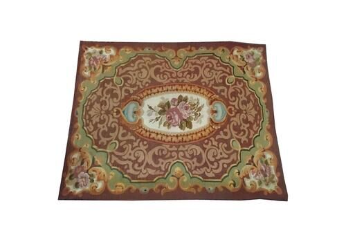 1071    French Aubusson Rug, Napoleon III, 19th Century