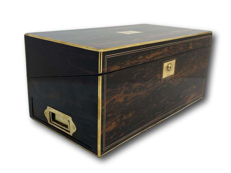 Antique Victorian Writing Box By G.H. Radcliffe Multiple Secret Compartment photo Home Decor