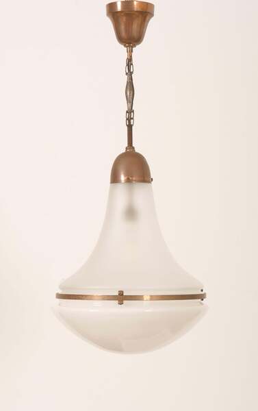 Large Luzette Pendant By Peter Behrens For Siemens Schuckert photo furniture