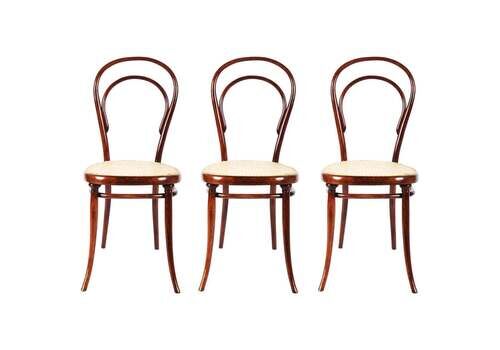 Thonet Bentwood Side Chair No. 14 With First Paper Label